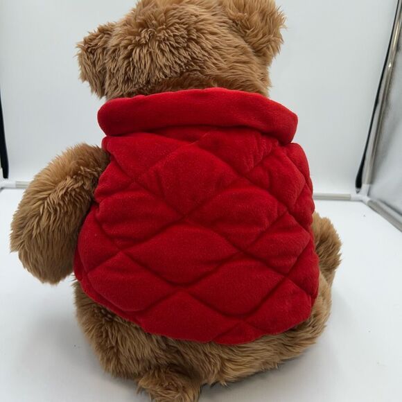 Gund for Lord & Taylor Vintage Iconic‎ Red Vest Teddy Bear - Picture 3 of 8